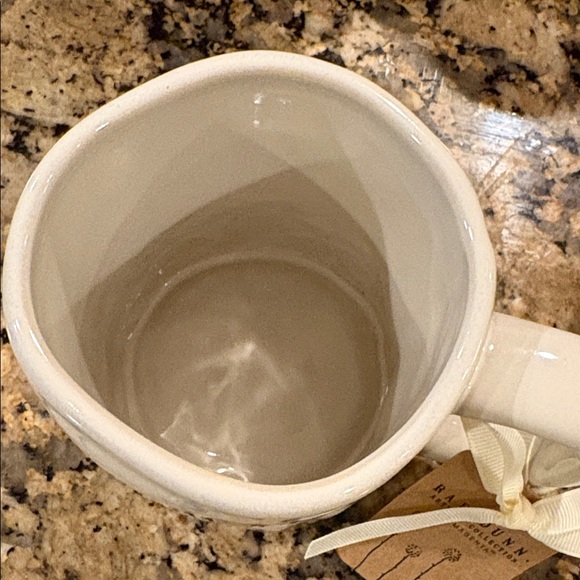 Rae Dunn Spring Cream Mug with Embossed Bunny Design - Picture 5 of 6